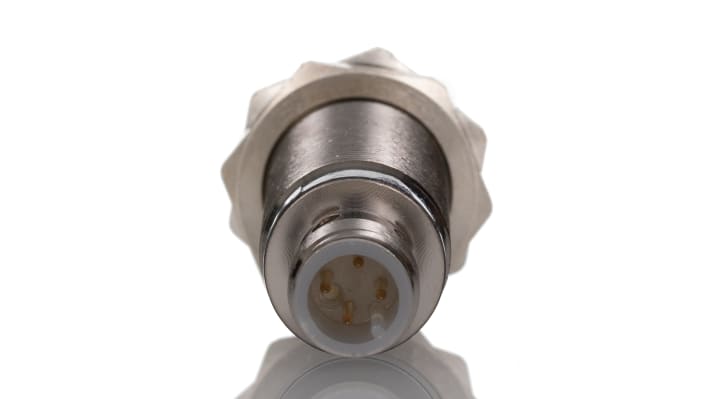 Sensore di prossimità cilindrico PNP Telemecanique Sensors XS518BLPAM12, M18 x 1, rilevamento 5 mm, alimentazione 12-48 V c.c., IP67/IP69K.