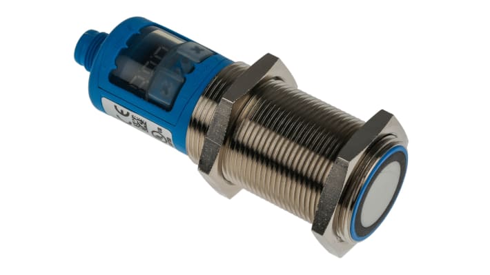 Sensore di prossimità cilindrico PNP Sick UM30-213111, M30, rilevamento 200-1300 mm, IP67, alimentazione 9-30 V c.c.