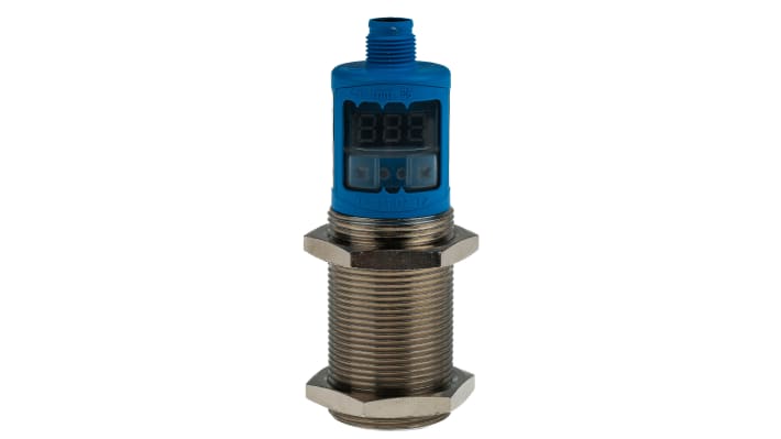 Sensore di prossimità cilindrico PNP Sick UM30-213111, M30, rilevamento 200-1300 mm, IP67, alimentazione 9-30 V c.c.