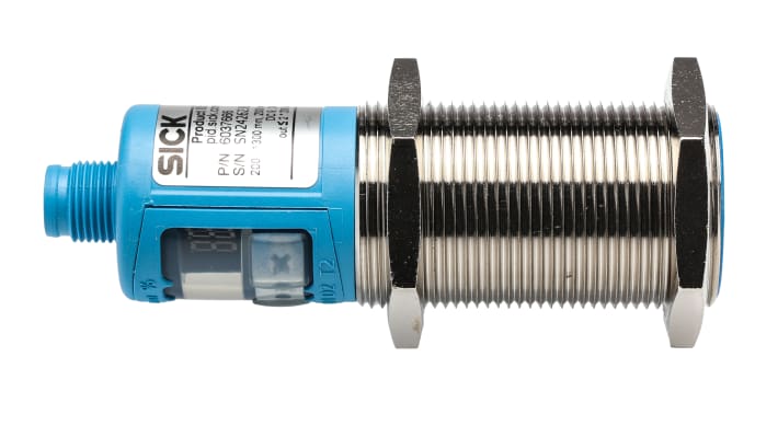 Sensore di prossimità cilindrico Sick UM30-213112, PNP, gamma 200-1300 mm, IP67, alimentazione 9-30 V c.c.