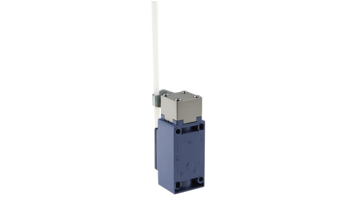 Interruttore di fine corsa Telemecanique Sensors XCKJ10559H29, leva NO/NC, IP66, 240V, 10A, dimensioni 77x40x44mm.
