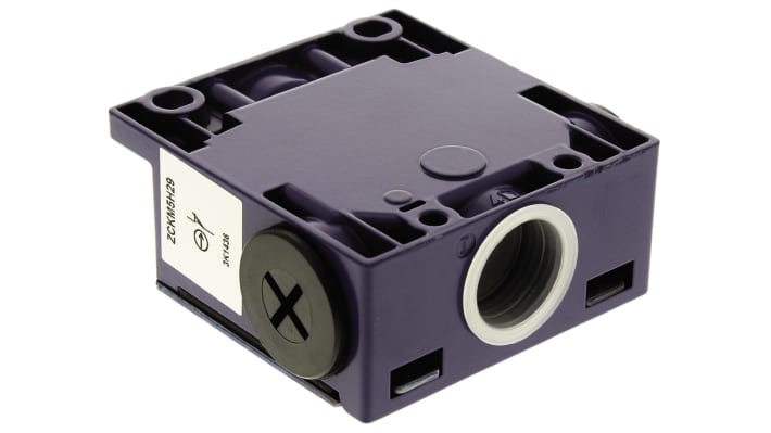 Interruttore di fine corsa Telemecanique Sensors ZCKM5H29, contatti NO/NC, protezione IP66, dimensioni 64mm x 58.5mm x 30mm.