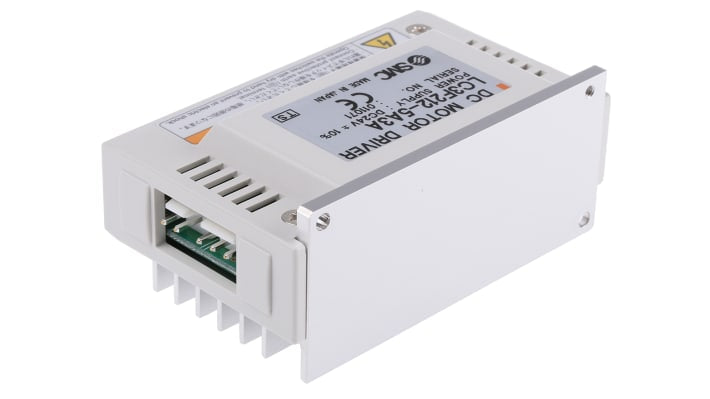 SMC LC3F212-5A3A, modulo di controllo per motori c.c. 24 V, 1.3 A, con set di connettori e regolazione della spinta.