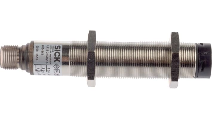 Barriera di sicurezza Sick L41S-21MA1A, interruttore fotoelettrico tipo 4, distanza di rilevamento 10m, grado di protezione IP67.