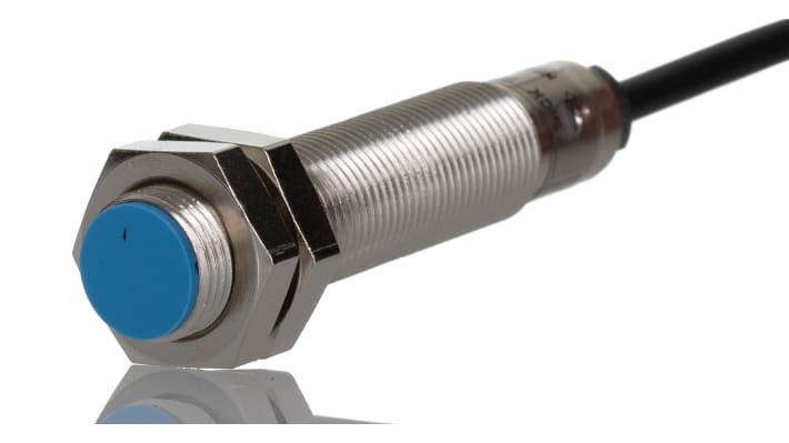 Sensore di prossimità cilindrico Sick IME12-04BPSZW2S, PNP M12, raggio 4 mm, IP67, montaggio a filo, temperatura -25/+75 °C.