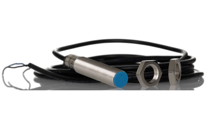 Sensore di prossimità cilindrico Sick IME12-04BPSZW2S, PNP M12, raggio 4 mm, IP67, montaggio a filo, temperatura -25/+75 °C.