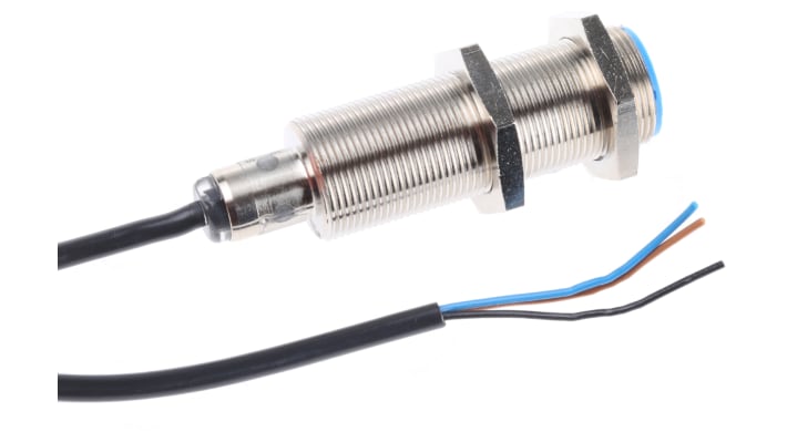 Sensore di prossimità cilindrico NPN Sick IME18-08BNSZW2S, rilevamento fino a 8 mm, IP67, alimentazione 10-30 V c.c.