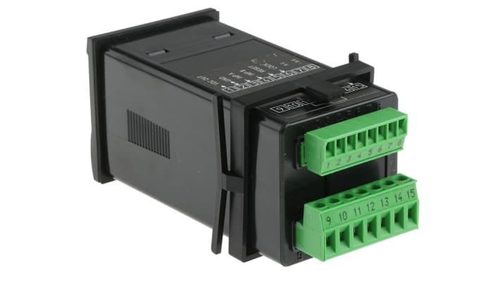 Kübler 6.907.0100.3A0, contatore LCD 12 cifre, montaggio a pannello 48 x 48 mm, alimentazione 10-30 V c.c., IP65.