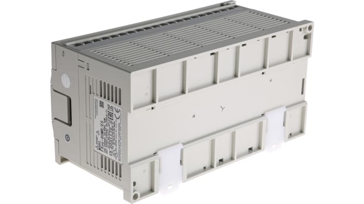 Modulo logico Mitsubishi Electric FX3G-60MR-ES, 36 ingressi, 24 uscite relè, montaggio su guida DIN, dimensioni 175 x 90 x 86 mm.