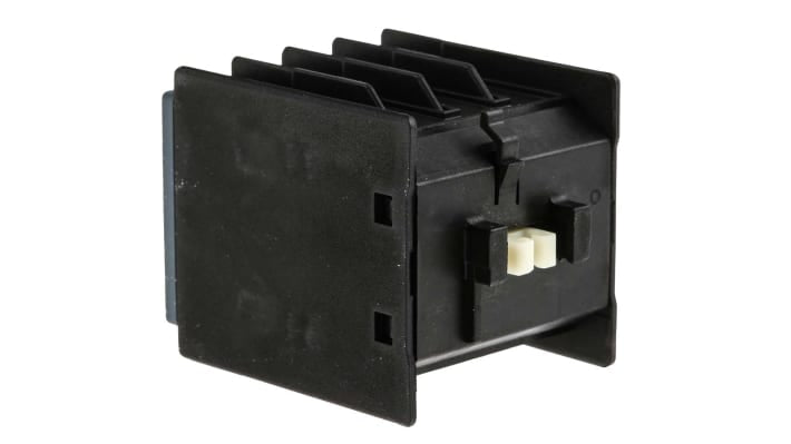 Contatto ausiliario Siemens 3RH2911-1HA11 con 2 contatti (1 N/C + 1 N/A), montaggio a innesto, per contattori serie 3RH2. Ideale per applicazioni professionali.