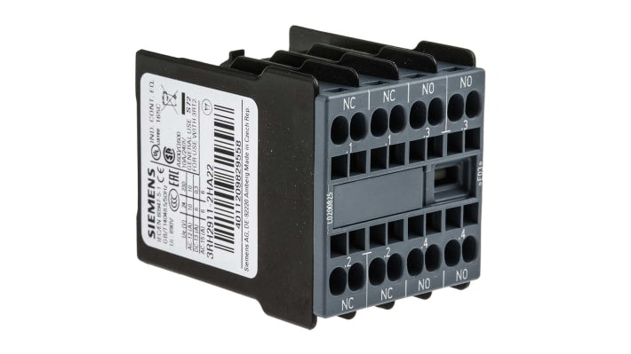 Contatto ausiliario Siemens 3RH2911-2HA22, 4 contatti (2NC + 2NO), montaggio a innesto - Ideale per contattori, affidabile e versatile.