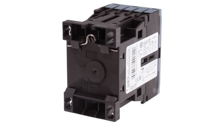 Contattore Siemens 3RT2017-2BB41 3 poli 3NO 12A 5,5 kW 24V DC - Serie SIRIUS Innovation per gestire carichi a bassa tensione in ambienti industriali.