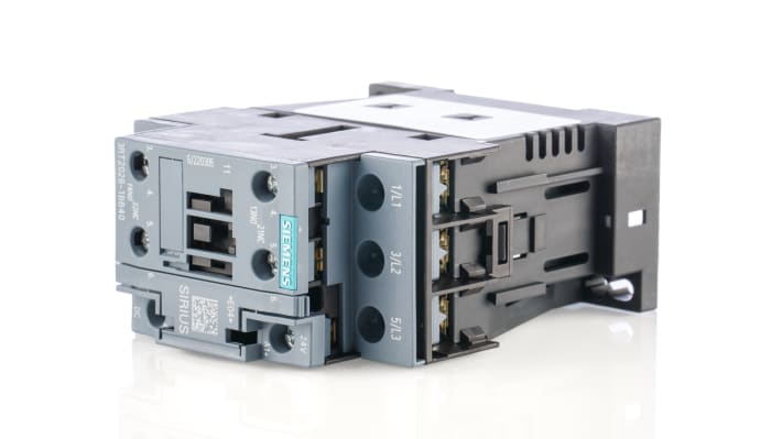 Contattore tripolare Siemens 3RT2026-1BB40 AC 25A - Serie Sirius Innovation per motori elettrici - Affidabile, versatile e compatto.