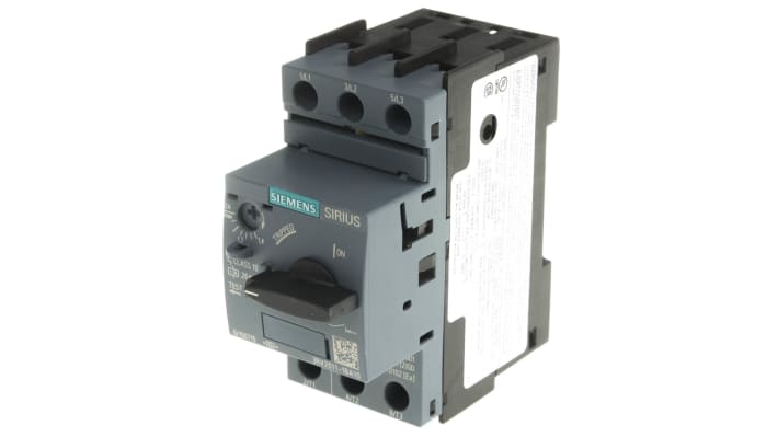 Interruttore automatico protezione motore Siemens 3RV2011-1BA10, 690V 1,4-2A SIRIUS. Protezione avanzata per motori industriali.