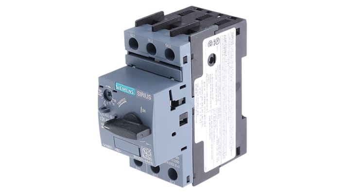 Interruttore automatico Siemens 3RV2021-4AA10 per motori, 10-16A, 690V - Serie SIRIUS. Protezione affidabile e compattezza per sistemi modulari.