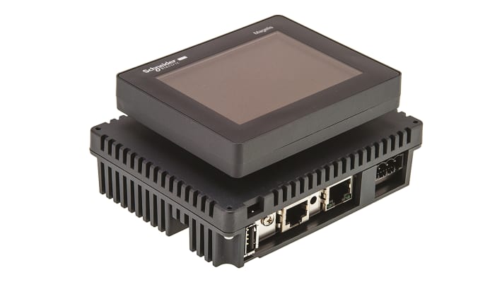 Touch panel HMI Schneider Electric HMISTU655, display TFT LCD da 3,5", Serie STU - Automazione industriale e controllo preciso.