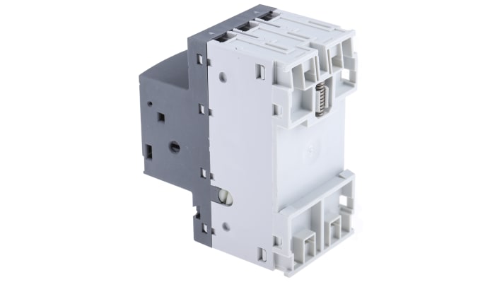 Interruttore automatico motore ABB 1SAM350000R1008 MS132-4.0, 3 poli, corrente 2,5-4 A, dimensioni 45x90x81,25 mm.