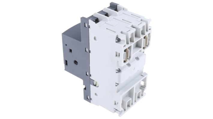 Interruttore automatico del motore ABB 1SAM350000R1011 MS132-16, 3 poli, corrente 10-16 A, montaggio su guida DIN, dimensioni 97,8x45x81,05 mm.