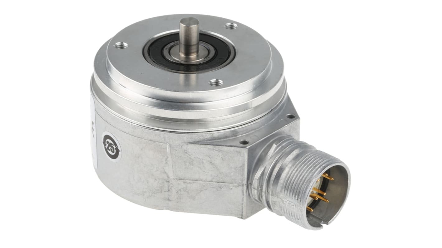 Encoder incrementale Sick DFS60B-S1PA10000, 10000 impulsi/giro, albero 6 mm, IP65, alimentazione 5-32 V c.c.