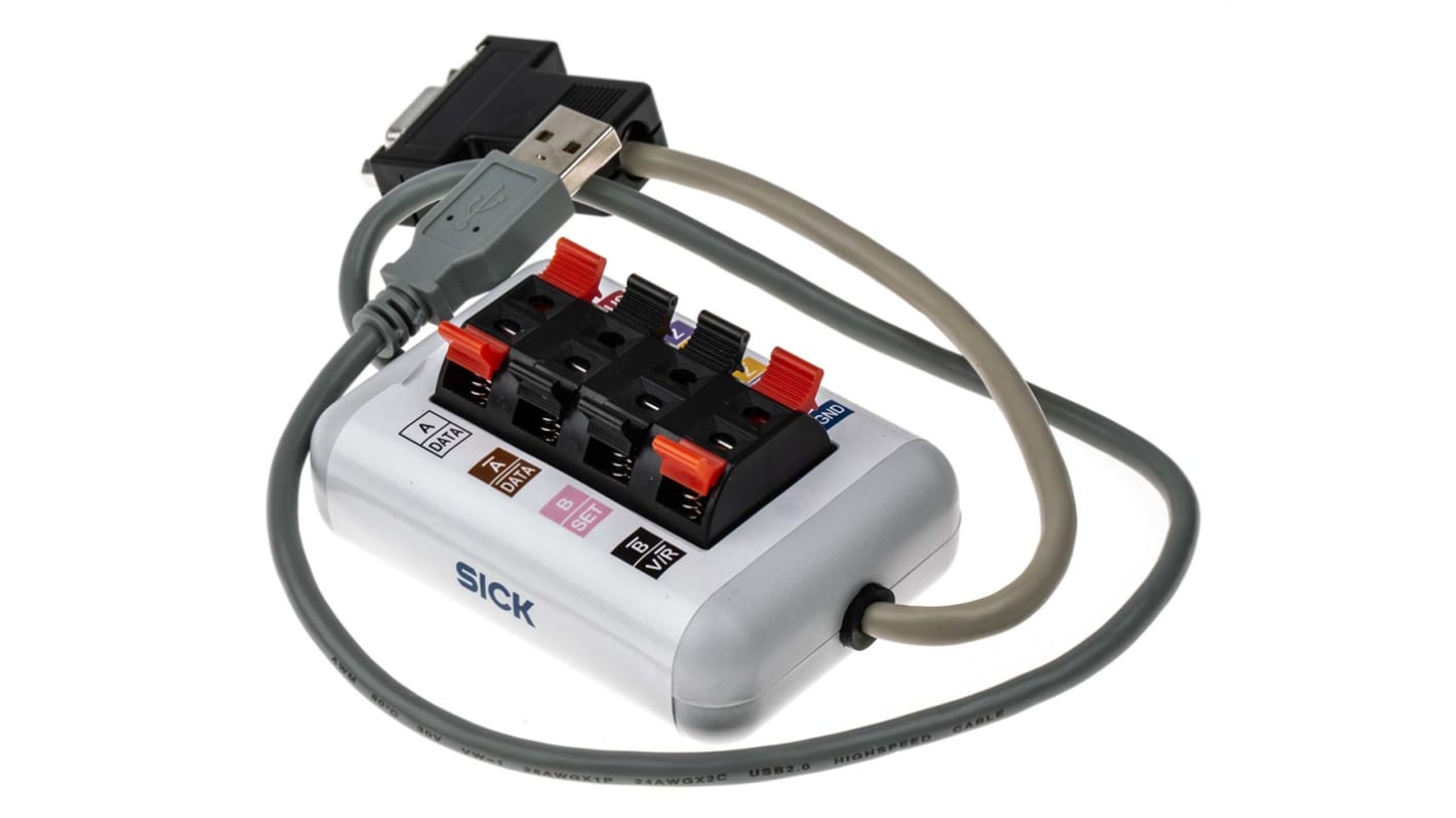 Sick PGT-08-S-S03, strumento di programmazione USB per encoder DFS60, compatibile con AFM60 e AFS60, grado di protezione IP65.