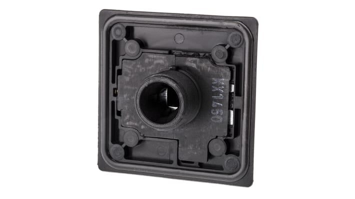 Manopola rotante ABB per interruttori automatici Serie OT, dimensioni 65 x 65 x 48 mm, colore nero, grado di protezione IP65.