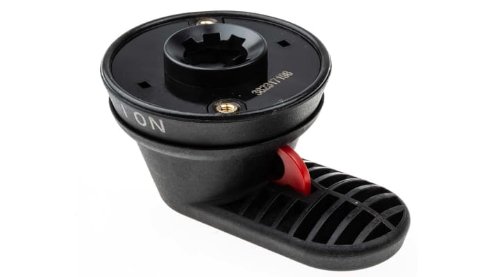 Manopola rotante ABB OHB65J6T per sezionatori OT, colore nero, dimensioni 66 mm, grado di protezione IP65.
