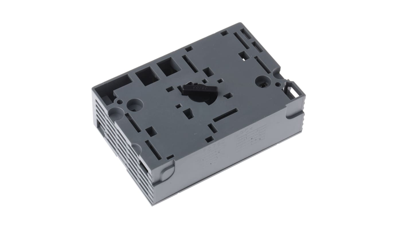 Modulo ausiliario ABB OEA28, montaggio a vite, compatibile con serie OS, dimensioni 100x32x70 mm, consente 8 contatti.