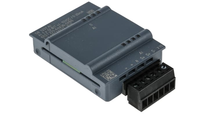 Modulo I/O PLC Siemens 6ES7231-4HA30-0XB0 per SIMATIC S7-1200, 5V c.c. Ideale per monitoraggio analogico in ambienti industriali.