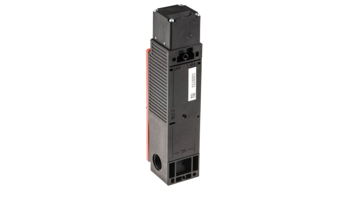 Interruttore di interblocco a solenoide Telemecanique Sensors, 24V, IP66/IP67, 3 NC, dimensioni 205x51x43.5mm, peso 0.53 Kg.