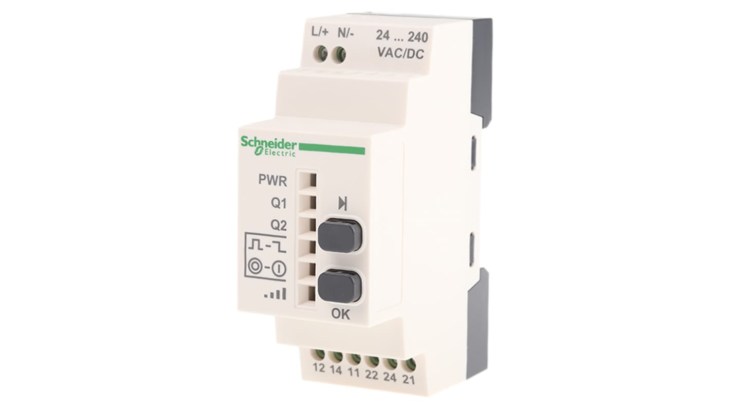 Pulsante wireless Schneider Electric XB5R, illuminato, installazione senza cablaggio, distanza operativa 25 m.