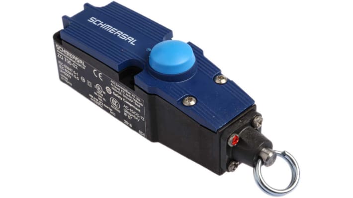 Interruttore a filo Schmersal ZQ 700-02, 2NC, montaggio Diritto, IP67, dimensioni 160 x 40.5 x 50.9 mm, per impianti industriali.