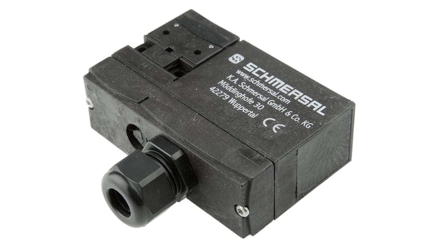 Interruttore di interblocco a solenoide Schmersal AZM 170-02ZRK, 2NC, 230V, grado di protezione IP67, dimensioni 30x90x84mm.