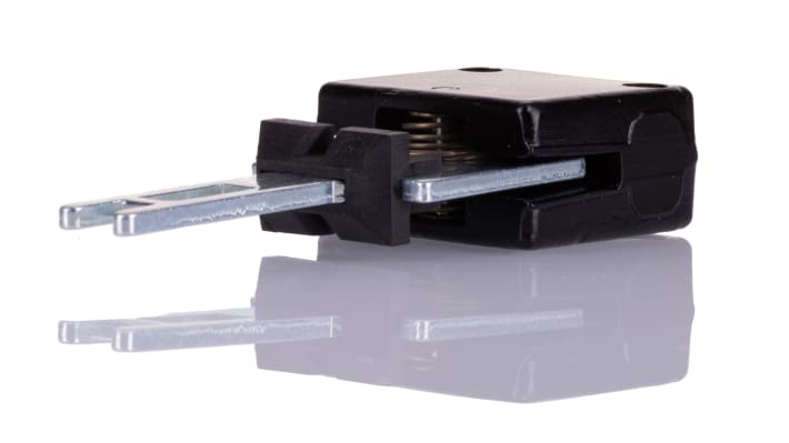 Schmersal AZ 3350-B6, attuatore di sicurezza in metallo per protezioni macchine, montaggio testina in 4 posizioni, dimensioni 40,5 x 114 x 38 mm.