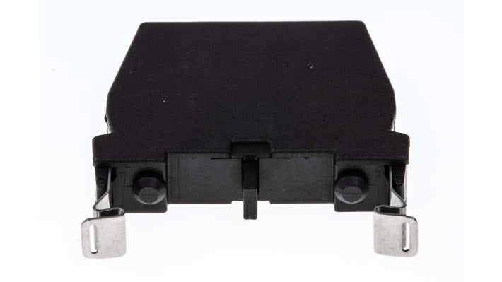 Blocco contatti Schmersal EF03.1, 1 NA per arresto di emergenza, dimensioni 46x10x60mm, montaggio a vite, grado di protezione IP40.