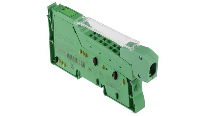 Modulo di espansione Phoenix Contact 2861302, serie IB IL AI 2/SF-PAC, per segnali analogici, 2 ingressi, 0-20 mA, 4-20 mA, 0-10 V, dimensioni 136,8 x 12,2 x 71,5 mm.