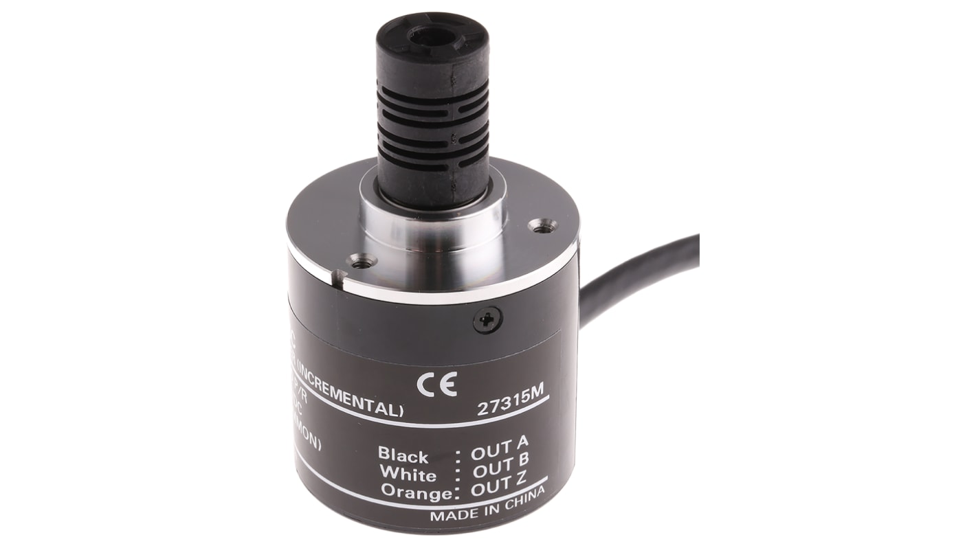 Encoder incrementale NPN Omron E6B2CWZ6C360PR2M, 360 impulsi/giro, diametro albero 6 mm, altezza 59 mm, IP50.