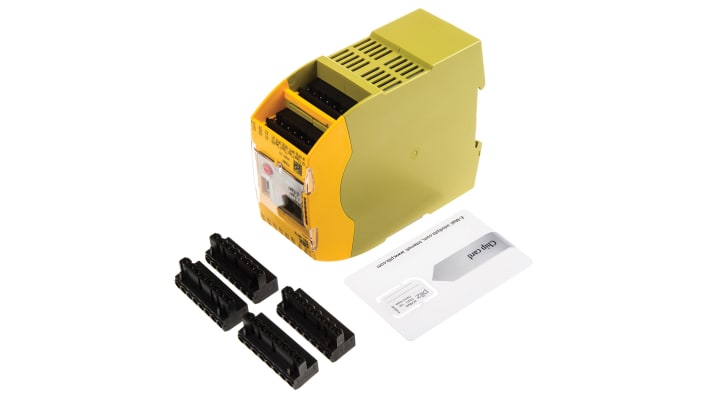 Controller di sicurezza Pilz 772001 PNOZmulti Mini, 12 ingressi, 4 uscite sicure, dimensioni 100 x 45 x 120 mm, alimentazione 24 V c.c.