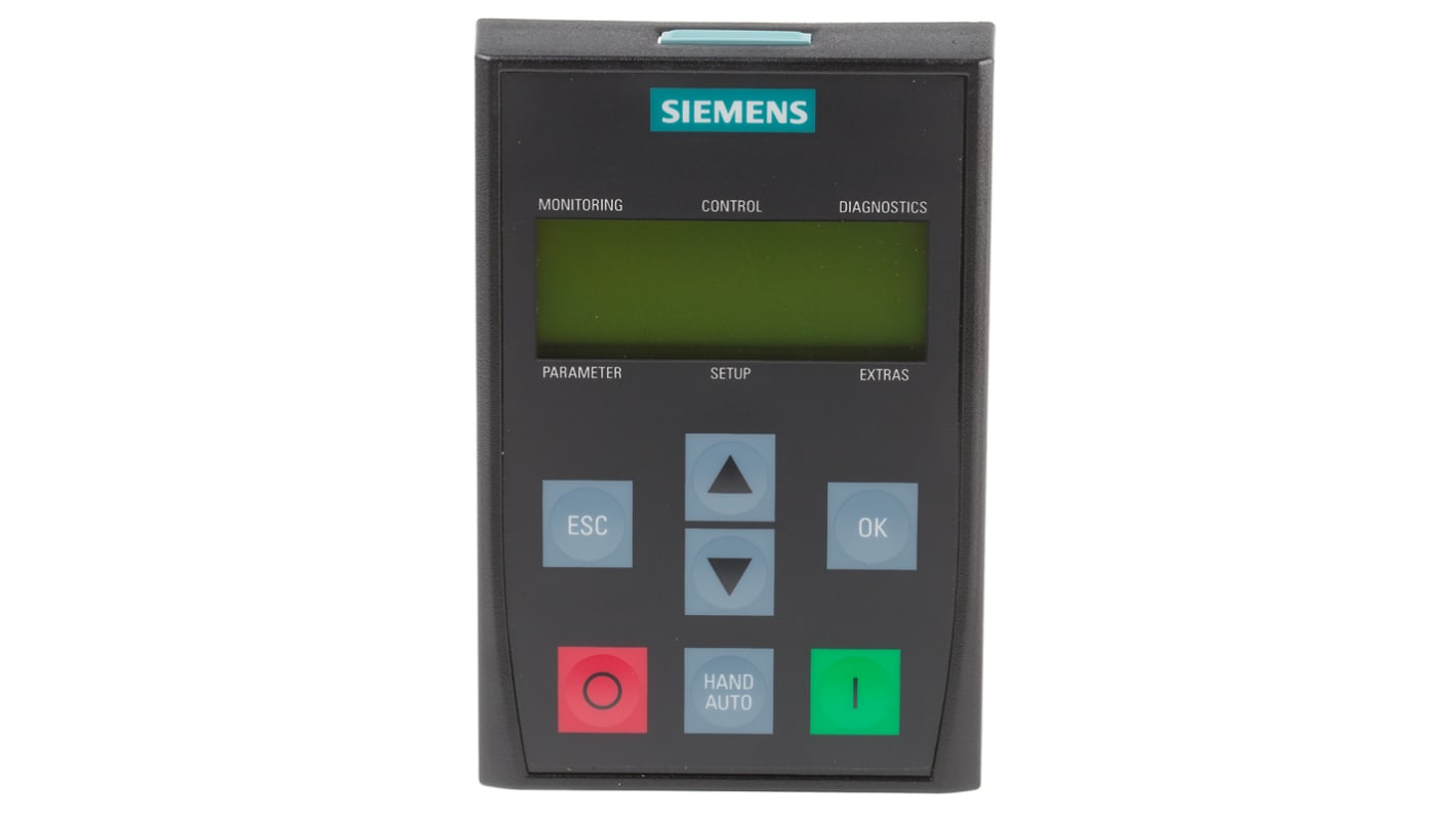 Pannello di controllo Siemens 6SL3255-0AA00-4CA1 per inverter G120 - Serie SINAMICS. Facile monitoraggio remoto e diagnosi per sistemi di trasmissione di potenza.
