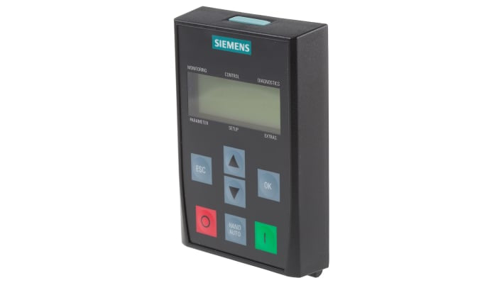 Pannello di controllo Siemens 6SL3255-0AA00-4CA1 per inverter G120 - Serie SINAMICS. Facile monitoraggio remoto e diagnosi per sistemi di trasmissione di potenza.