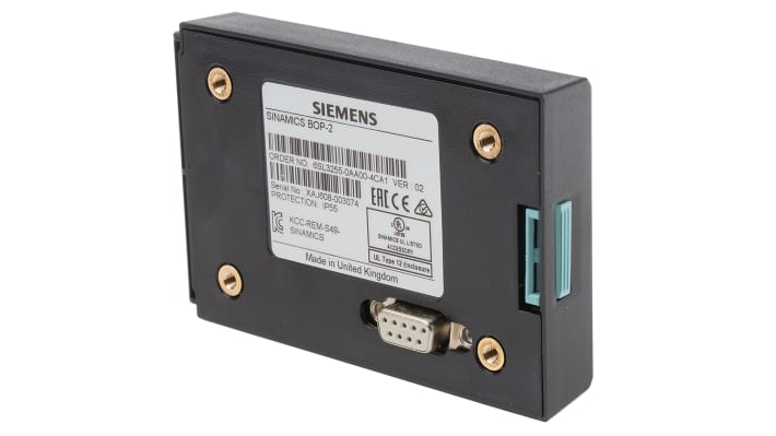 Pannello di controllo Siemens 6SL3255-0AA00-4CA1 per inverter G120 - Serie SINAMICS. Facile monitoraggio remoto e diagnosi per sistemi di trasmissione di potenza.