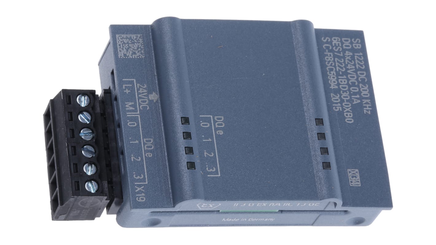 Modulo I/O PLC Siemens 6ES7222-1BD30-0XB0 per Serie S7-1200, 24V c.c., 50m - Affidabile e compatto per automazione industriale.