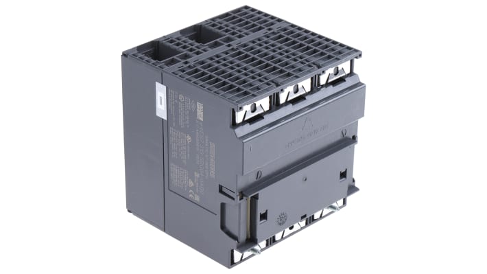 CPU PLC Siemens SIMATIC S7-300, 24 ingressi digitali, 16 uscite digitali, 128KB di memoria, MPI compatibile. Automatizza e ottimizza processi industriali.