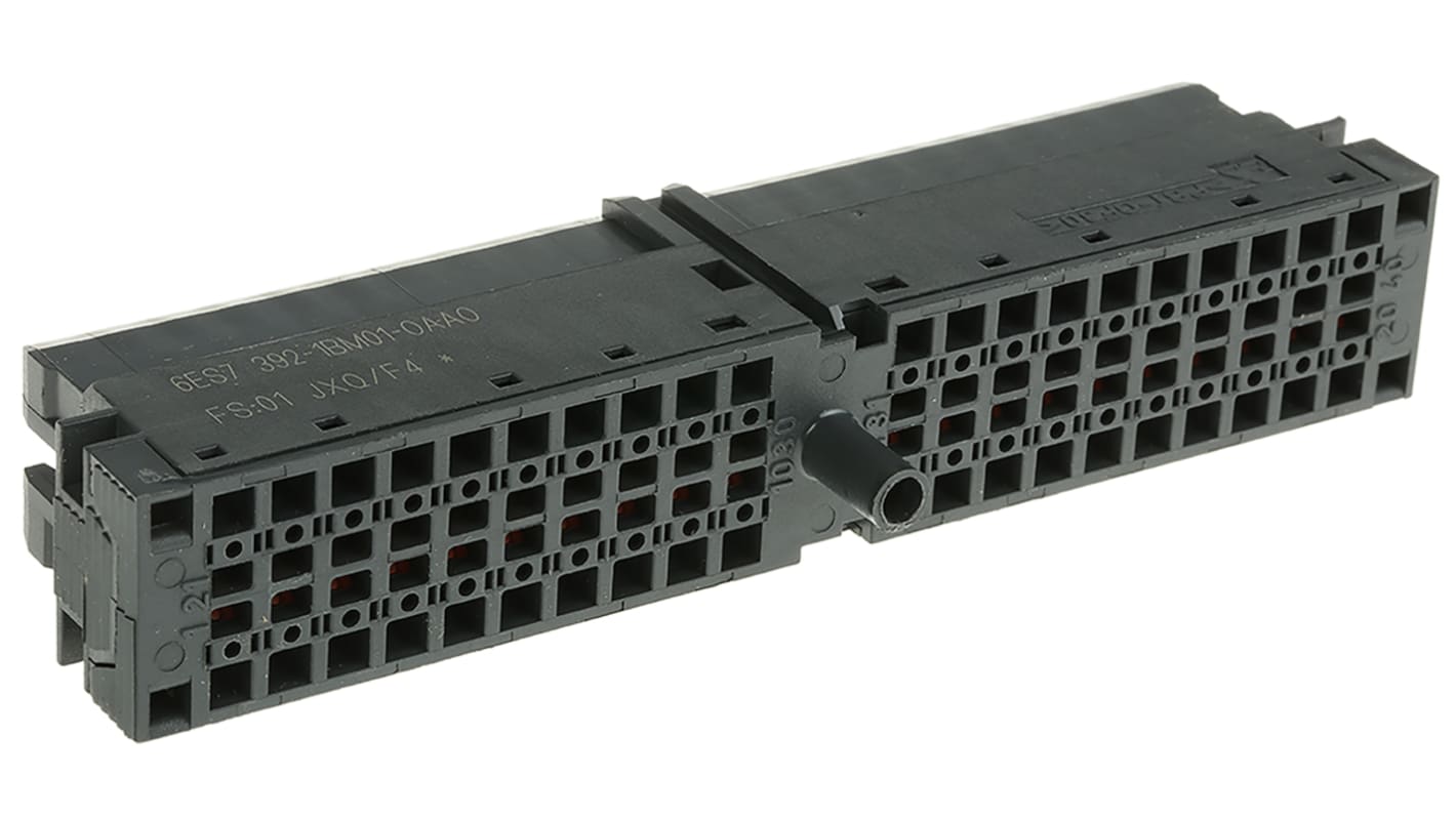 Connettore anteriore Siemens 6ES7392-1BM01-0AA0 per Modulo ingresso analogico SM 331 S7-300. Interconnessione rapida e codifica per affidabilità.