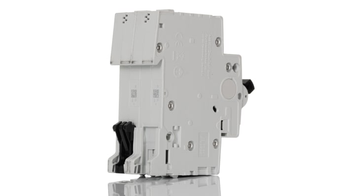 Interruttore magnetotermico ABB S202-K16, 2 poli, 16 A, 400 V, montaggio su guida DIN, larghezza 35 mm, protezione cortocircuiti.