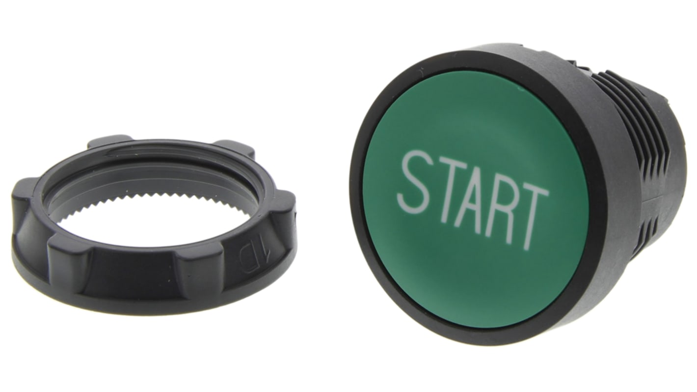 Cappucci di tenuta ZB5AA333 per pulsanti circolari Harmony XB5, verde - Schneider Electric. Protezione IP66/67/69K. Facili da installare per ambienti industriali.