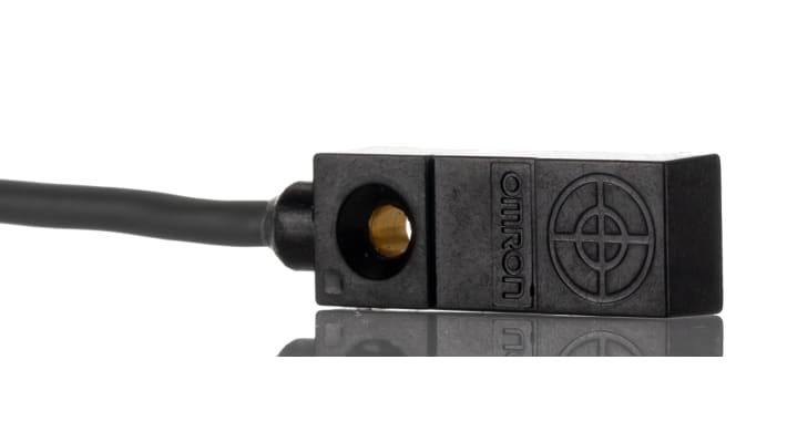Sensore di prossimità Omron TL-W3MB1 2M PNP, rilevamento 3 mm, 12-24 V c.c. Resistente all'acqua e ideale per ambienti industriali.