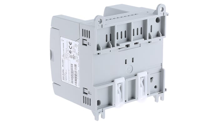Allen Bradley 2080-LC30-10QWB, CPU PLC Micro830, 6 ingressi e 4 uscite digitali, dimensioni 90 x 100 x 80 mm.