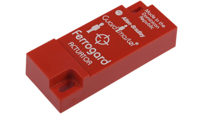 Interruttore di sicurezza magnetico Allen Bradley Guardmaster 440N-G02083, 24V cc, 2 contatti NC, grado di protezione IP67.
