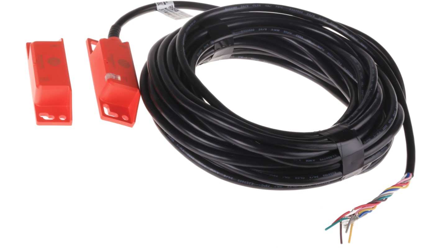 Interruttore di sicurezza RFID Allen Bradley Guardmaster 440N-Z21US2B, 24V cc, IP69K, dimensioni 88.14x24.99x20.65 mm, cavo 10 m.