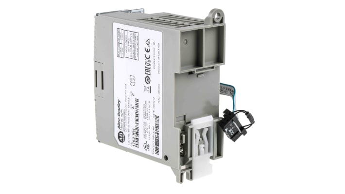 Modulo I/O Allen Bradley 1762-IR4 per MicroLogix 1100, 4 ingressi, montaggio su guida DIN, dimensioni 90 x 40 x 87 mm.